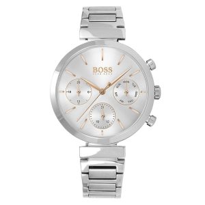 Hugo Boss Flawless Chronograph Silver Women's Watch 1502530