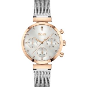 Hugo Boss Flawless Silver Mesh Women's Watch 1502551