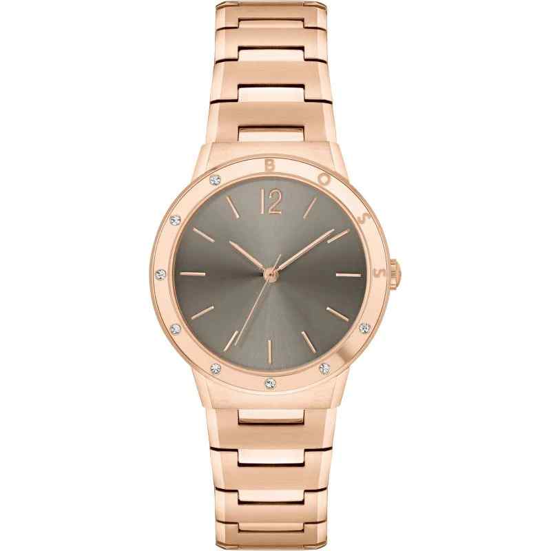 Hugo Boss Breath Rose Gold And Khaki Women's Watch 1502651