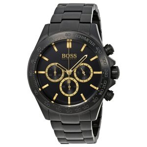 Hugo Boss Ikon Chronograph Black Enamel Dial Men's Watch 1513278