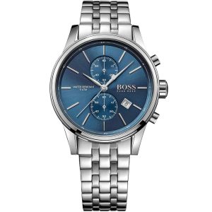 Hugo Boss Classic Jet Men's Watch 1513384 Blue Dial Steel Bracelet