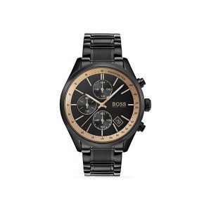 Hugo Boss Grand Prix Black Stainless Steel Men's Wristwatch 1513578