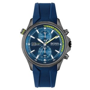 Hugo Boss 1513821 Globetrotter Blue Dial Chrono Men's Watch