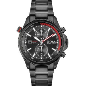 Hugo Boss Globetrotter Black Chronograph Men's Watch 1513825