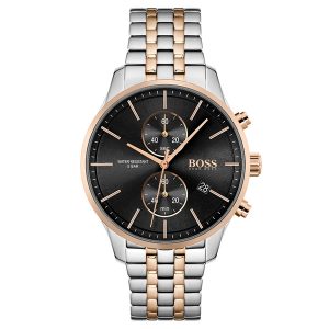 Hugo Boss Associate Two-Tone Stainless Steel Men's Chrono Watch 1513840