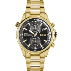 Hugo Boss Globetrotter Gold Chronograph Men's Watch 1513932