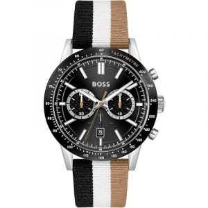 Montre Hugo Boss Allure 1513963 Chronograph Quartz Nato Bracelet Wathc
