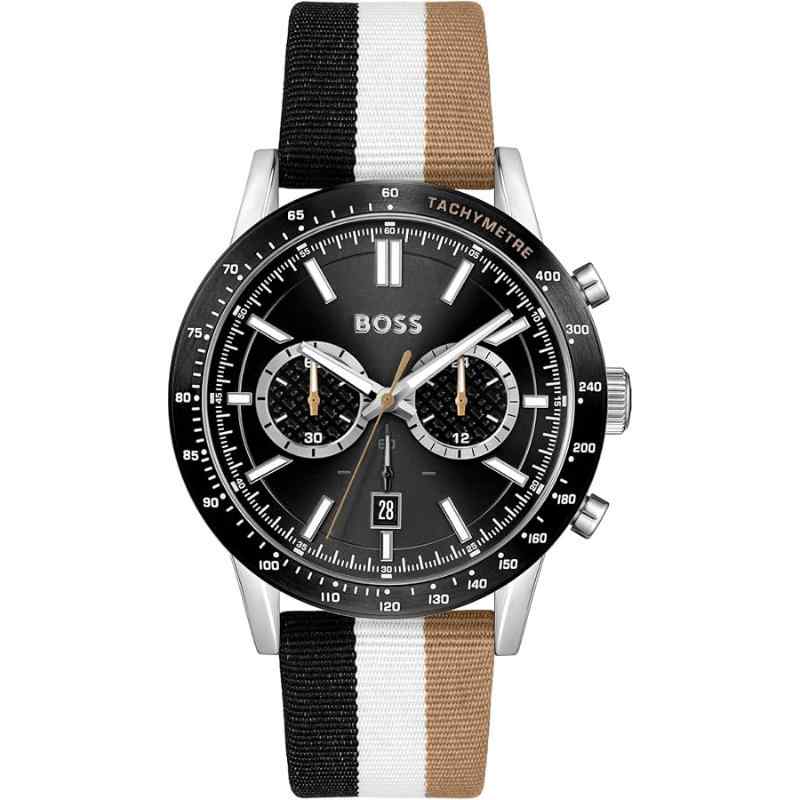 Montre Hugo Boss Allure 1513963 Chronograph Quartz Nato Bracelet Wathc