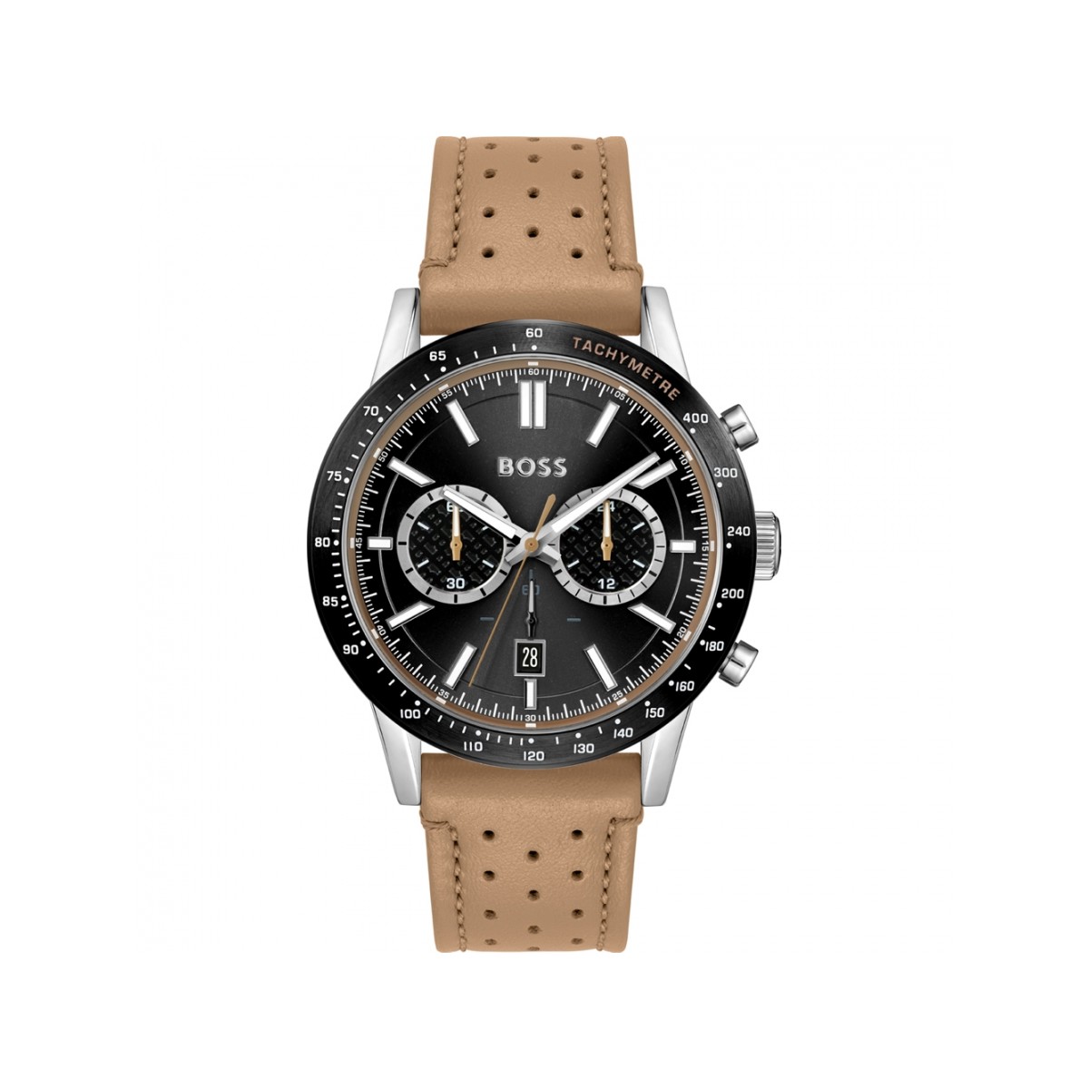 Hugo Boss Men's Volane Orange Rubber Chronograph Watch 1513964