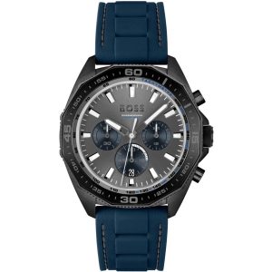 Hugo Boss 1513972 Energy Blue Silicone Chrono Men's Watch
