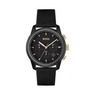 Hugo Boss Trace Chronograph Leather Men's Watch 1514003