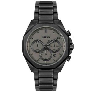 Hugo Boss Black Steel Grey Dial Chronograph Men's Watch 1514016
