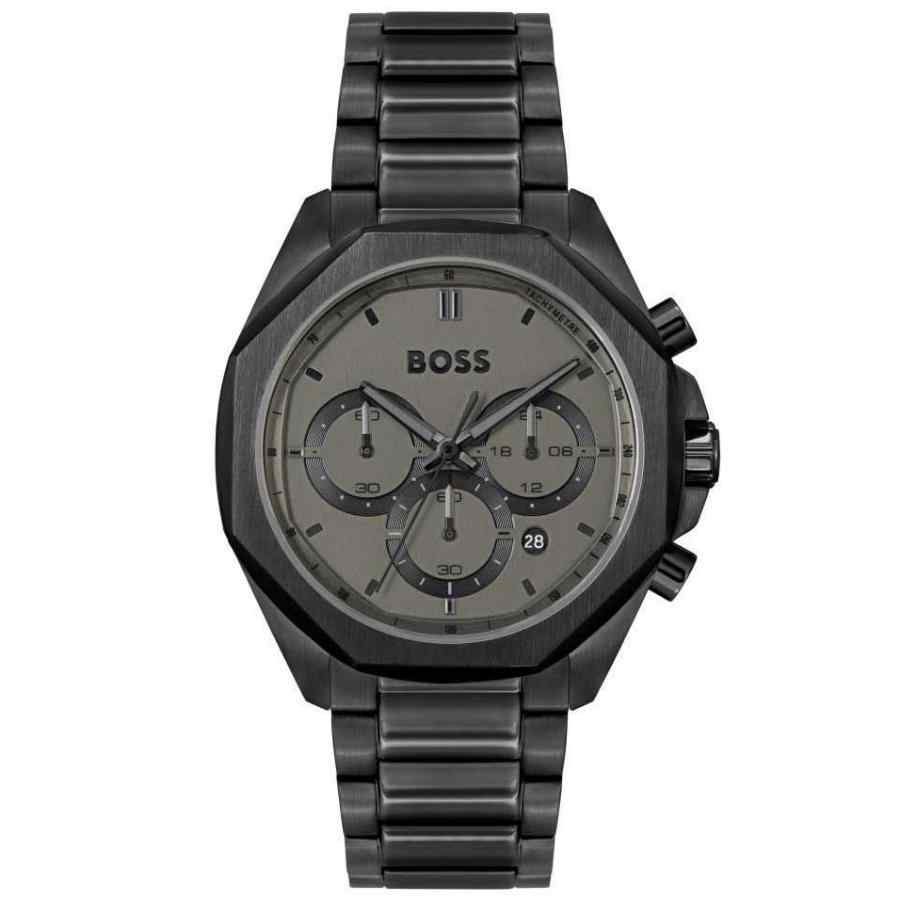 Hugo Boss Black Steel Grey Dial Chronograph Men's Watch 1514016