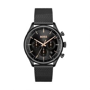 Hugo Boss Black Steel Mesh Chronograph Men's Watch 1514065