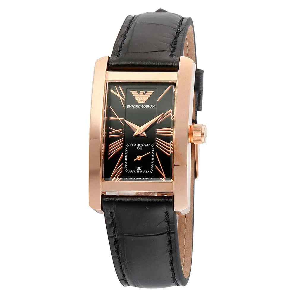 Emporio Armani AR0169 Quartz Classic Gold Leather Strap Women's Watch