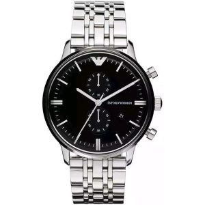 Emporio Armani Men's Chronograph Watch Steel AR0389