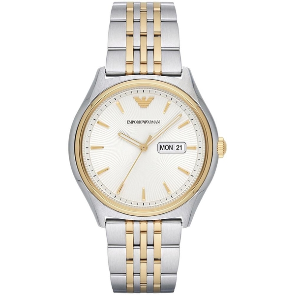 Emporio Armani Men's Watch Two-Tone Gold AR11034