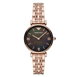 Emporio Armani Ladies Watch T-Bar Gianni Rose Gold AR11145