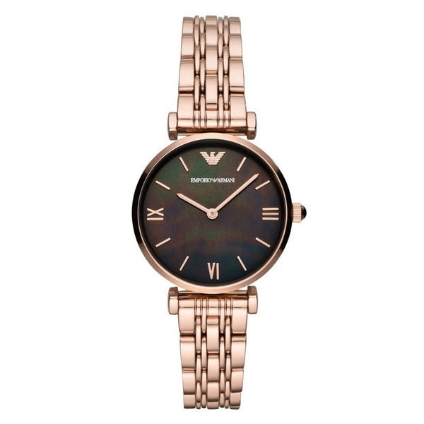 Emporio Armani Ladies Watch T-Bar Gianni Rose Gold AR11145