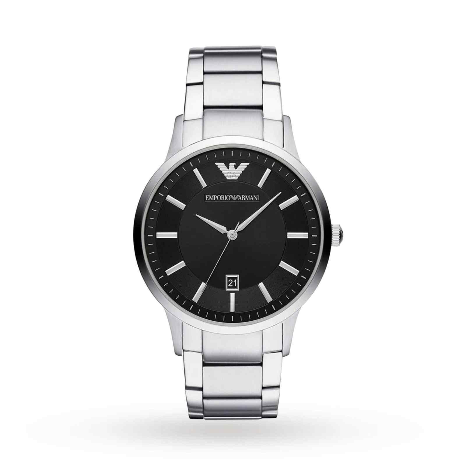 Emporio Armani Renato AR11181 Round Black Dial Men's Watch