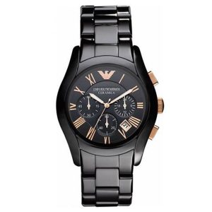 Emporio Armani Men's Valente Chronograph Watch Ceramic AR1410