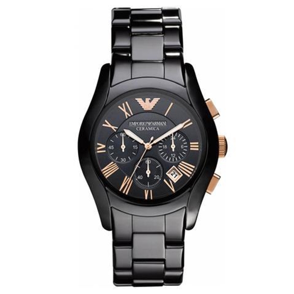 Emporio Armani Men's Valente Chronograph Watch Ceramic AR1410