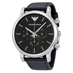 Emporio Armani  Classic Chronograph Black Dial Men's Watch AR1828
