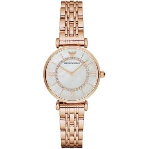 Emporio Armani Ladies Watch T-Bar Gianni Rose Gold AR1909