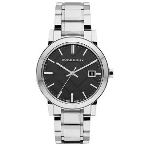 Burberry The City BU9001 Unisex 38mm Black Steel Watch