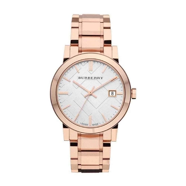 Burberry The City Rose Gold 38mm Unisex Watch - BU9004
