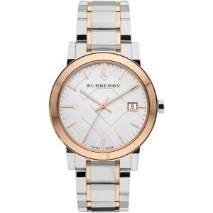 Burberry The City BU9006 Unisex Two-Tone Rose Gold 38mm Watch