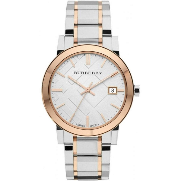 Burberry The City BU9006 Unisex Two-Tone Rose Gold 38mm Watch