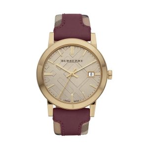 Burberry The City Check Champagne Watch - BU9017 (Unisex)