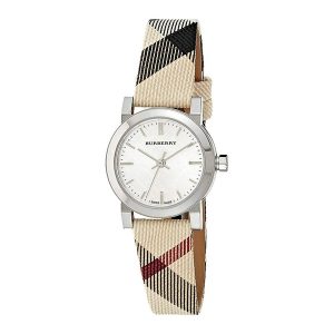 Burberry The City Nova BU9212 Women's Watch - Silver/Beige, 26mm