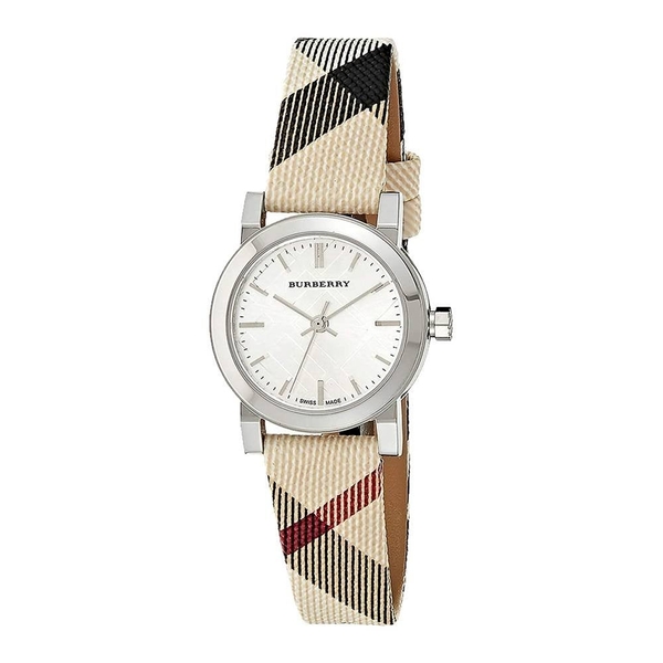 Burberry The City Nova BU9212 Women's Watch - Silver/Beige, 26mm