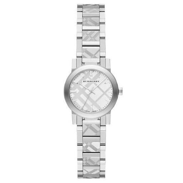 Burberry The City Engraved Silver Ladies Watch - 26mm (BU9233)