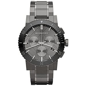 Burberry The City Men's Chronograph Watch - Gunmetal Grey (BU9381)