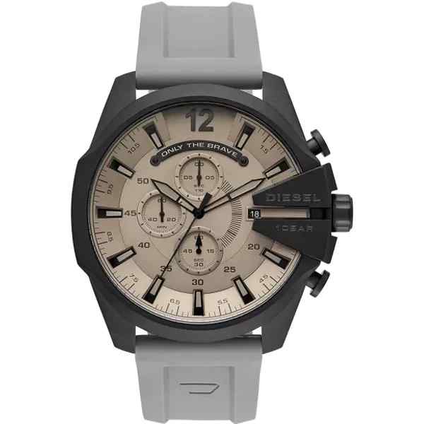 Diesel Mega Chief DZ4496 Men's Grey Silicone Watch