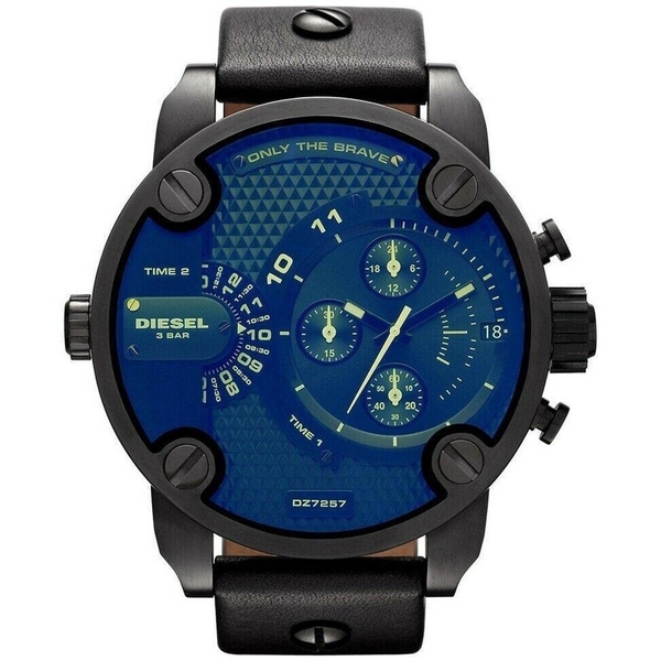 Diesel Bad Ass Chronograph Blue & Black Men's Watch DZ7257