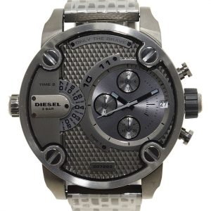 Diesel Little Daddy Oversized Chronograph Men's Watch - Gunmetal Grey (DZ7263)
