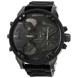 Diesel Mr. Daddy 2.0 Oversized Black Chronograph Watch DZ7396