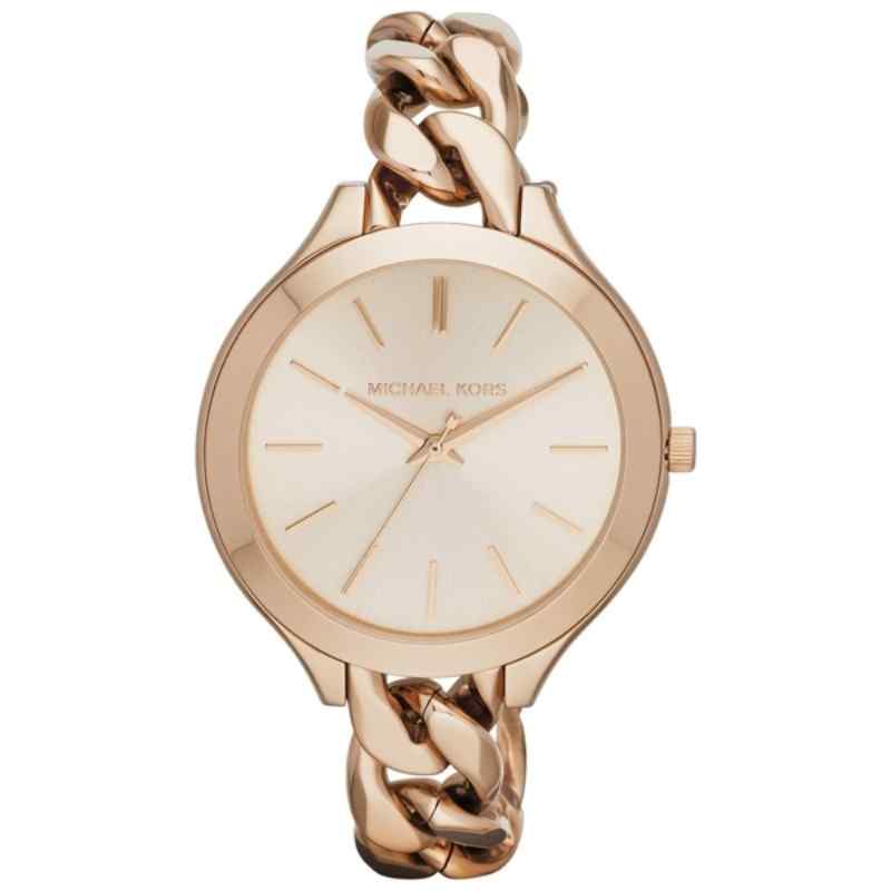Michael Kors Slim Runway Twist Rose Gold Women's Watch MK3223