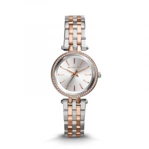 Michael Kors Darci MK3298 Women's Two Tone Watch Silver Dial