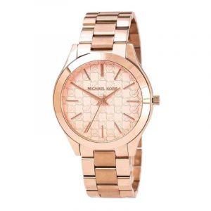 Michael Kors Slim Runway Rose Gold Dial Women's Watch 42mm MK3336
