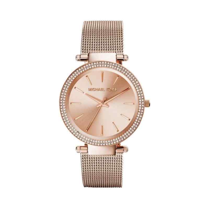 Michael Kors Darci Rose Gold Tone Stainless Steel Watch MK3369