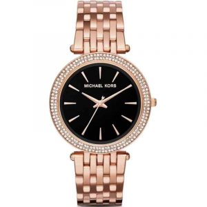 Michael Kors Darci Rose Gold & Black Women's Watch MK3402