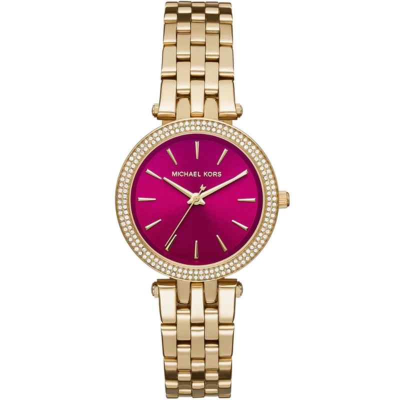 Michael Kors Mini Darci MK3444 Women's Pink Gold Watch 33mm