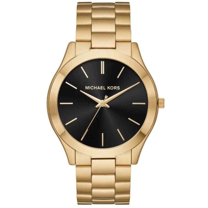 Michael Kors Men's Slim Runway Gold Watch MK3478 42mm