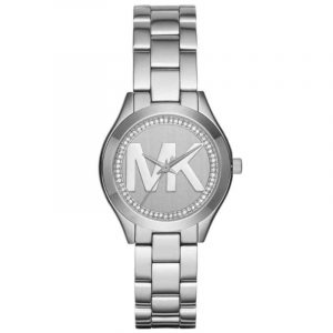 Michael Kors Mini Slim Runway Silver Women's Watch 34mm MK3548
