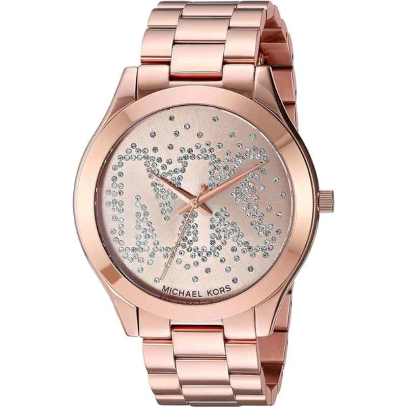 Michael Kors Slim Runway Rose Gold Tone Women's Watch 42mm MK3591